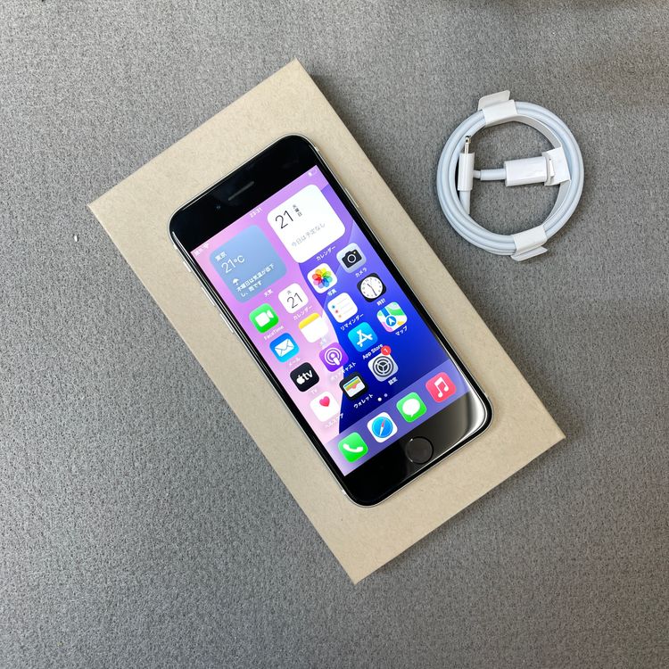 iPhone SE2 64Gb �ۥ磻�� ������ SIM�ե꡼ ����̵�� 74567