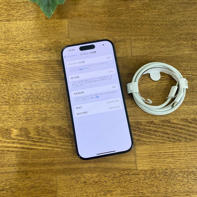 ����Ʊ�� iPhone 15Pro 128GB �֥롼  ������ SIM�ե꡼����̵��