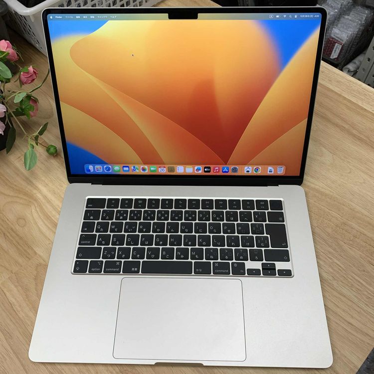 新品同様 MacBook Air 15インチ M2 スターライト 2023年 送料無料 409D6