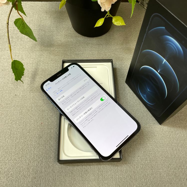 iPhone 12Pro 128GB �֥롼 ������SIM�ե꡼ ����̵��