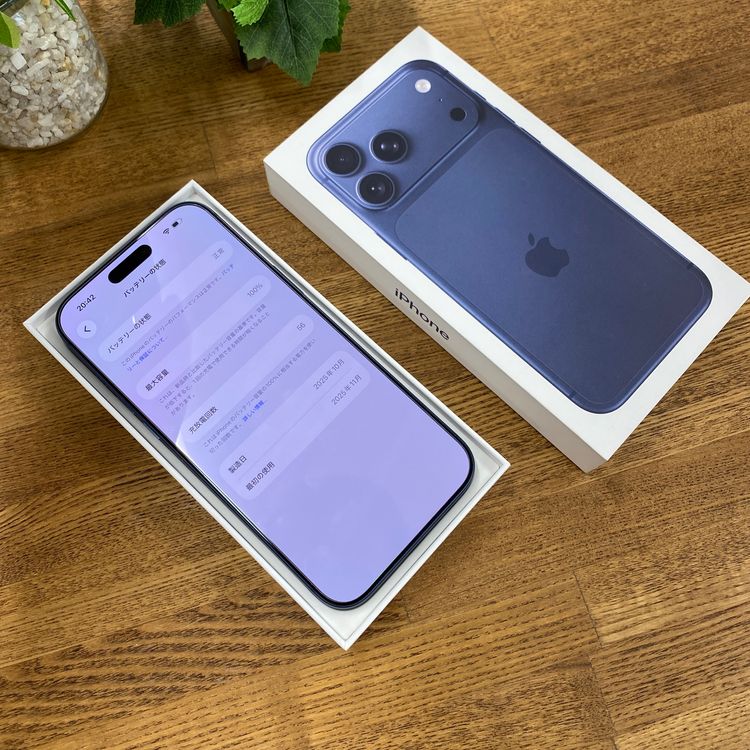 ����Ʊ�� iPhone 17ProMax 256GB �ǥ����ץ֥롼 ������ SIM�ե꡼ ����̵��