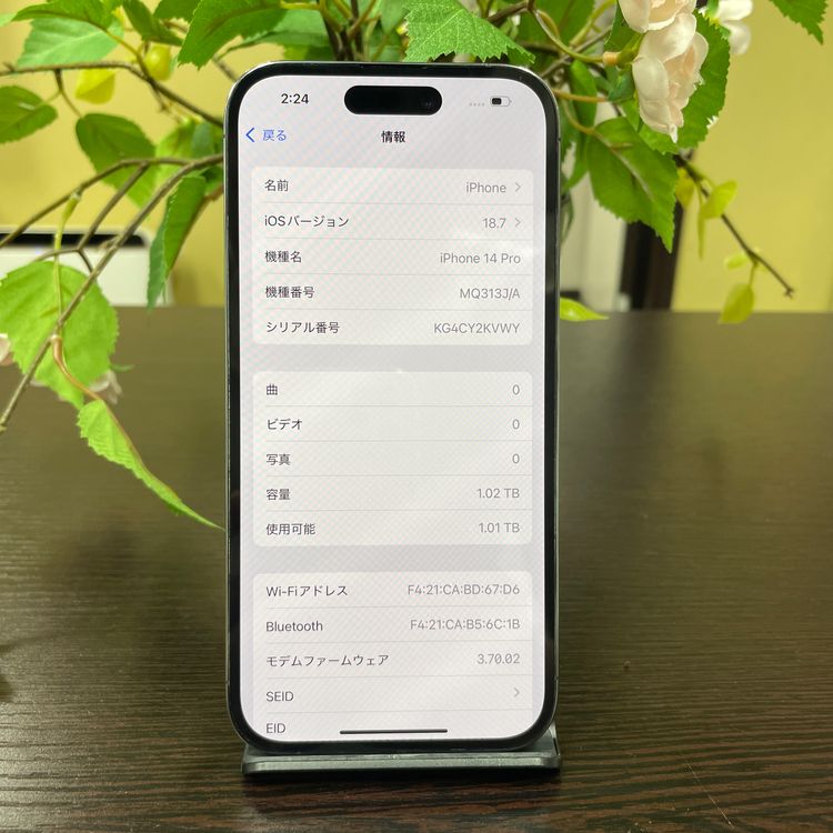 iPhone14 Pro 1TB ѡץ SIMե꡼ ̵