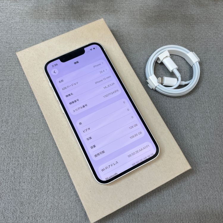 �Хåƥ꡼ 99% iPhone 13MiNi 128GB �������饤�ȹ����� SIM�ե꡼