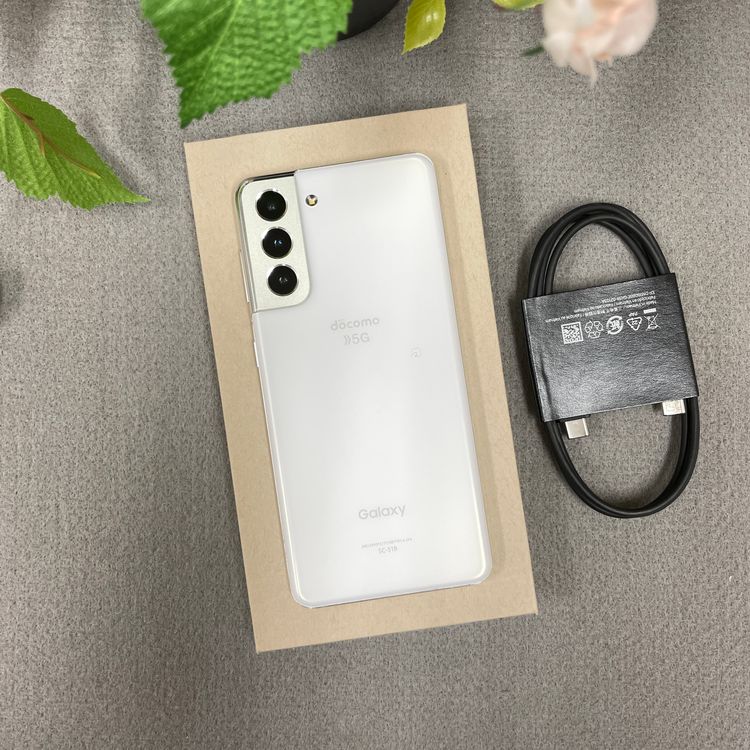 Galaxy S21 5G SC-51B 256GB �ۥ磻�� ����SIM�ե꡼ ����̵��