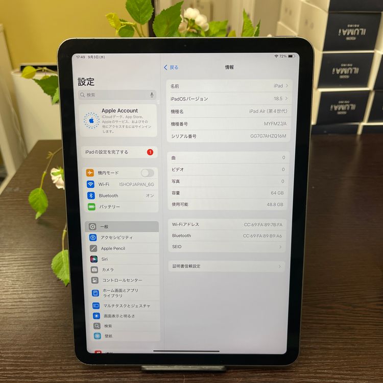 iPad Air(4) 64GB ڡ쥤 Wi-Fiǥ