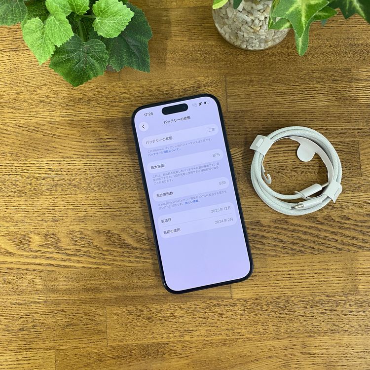 iPhone 15Pro 128GB �֥롼 ������ SIM�ե꡼����̵��