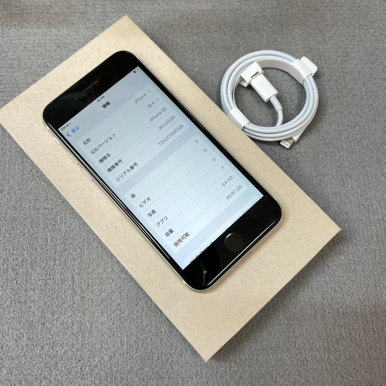 �Хåƥ꡼100% iPhone SE�裳���� 64GB �������饤�� ������ SIM�ե꡼