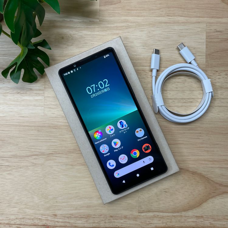 ����Ʊ�� Xperia 5 V SO-53D 128GB �֥�å� �ɥ����� SIM�ե꡼ ����̵��