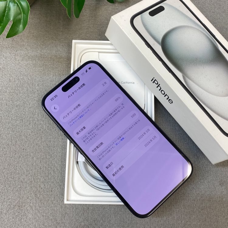 �Хåƥ꡼88% iPhone 15 256GB �֥�å� Apple�� SIM�ե꡼����̵��