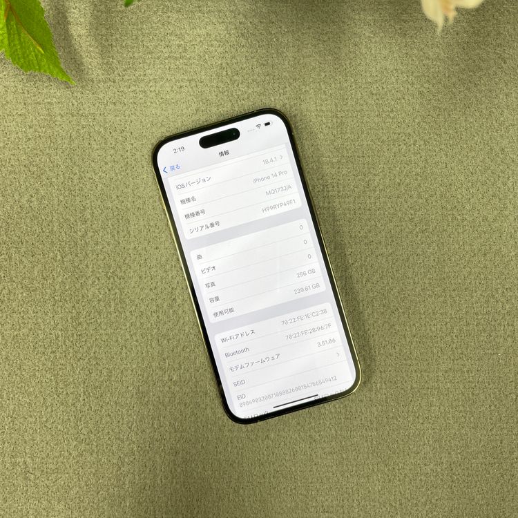 iPhone14Pro 256GB  SIMե꡼ ̵