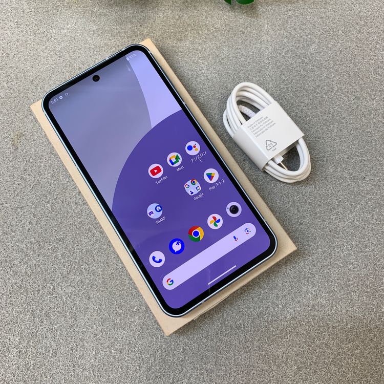 AQUOS Sense9 SHG14 128GB �֥롼Au�� SIM�ե꡼����̵��