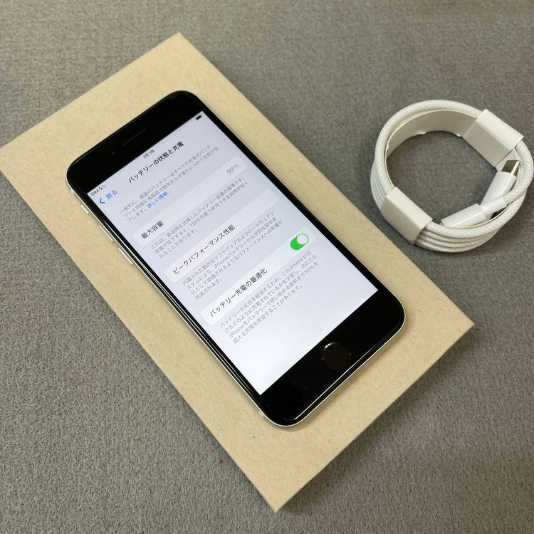 �Хåƥ꡼98% iPhone SE�裳���� 128GB �������饤�� ������SIM�ե꡼����̵��