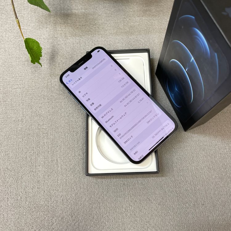 iPhone 12Pro 128GB �֥롼 ����SIM�ե꡼ ����̵��