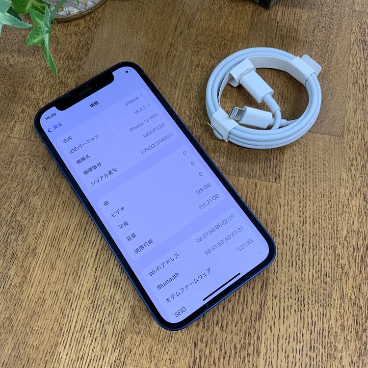 iPhone 12MiNi 128GB �֥롼 ������SIM�ե꡼����̵��