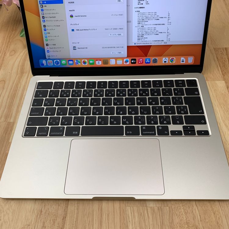 Ʊ MacBook Air 13 M2 饤 2022ǯ ̵ 4C7T9