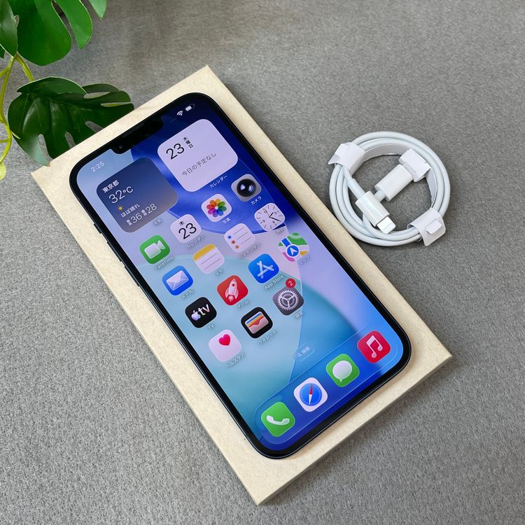 �Хåƥ꡼99�� iPhone 14Plus 128GB �ߥåɥʥ��� ������ SIM�ե꡼����̵��
