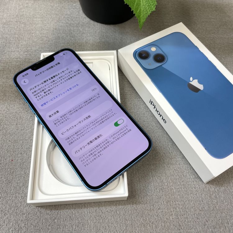 iPhone 13 256GB �֥롼  ����SIM�ե꡼ ����̵��