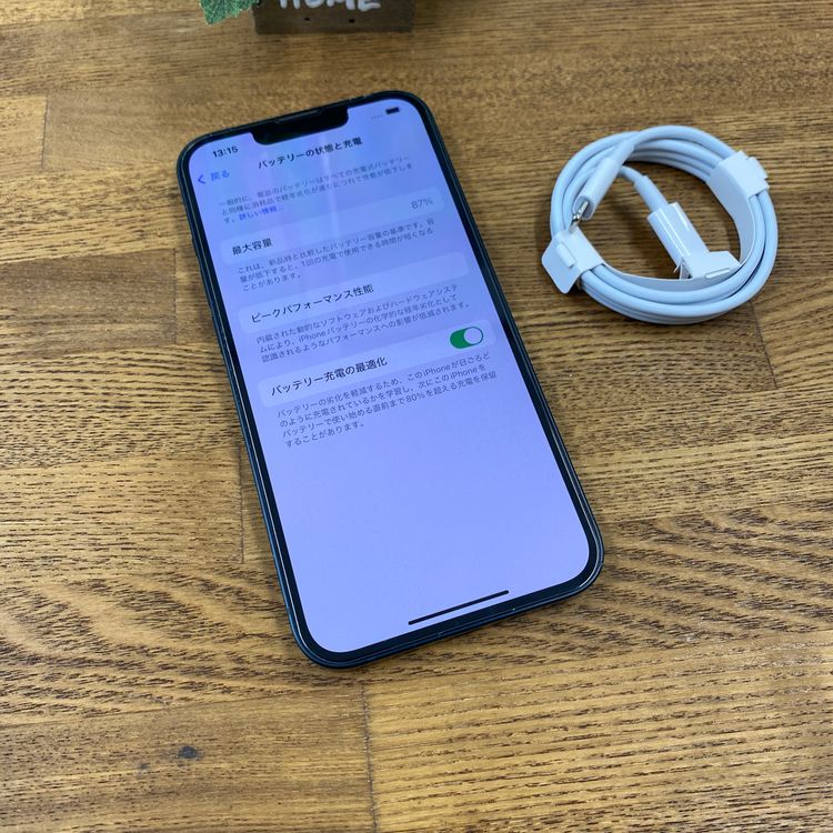 �Хåƥ꡼ 87% iPhone13 �ߥåɥʥ��� 256GB ����SIM�ե꡼ ����̵��