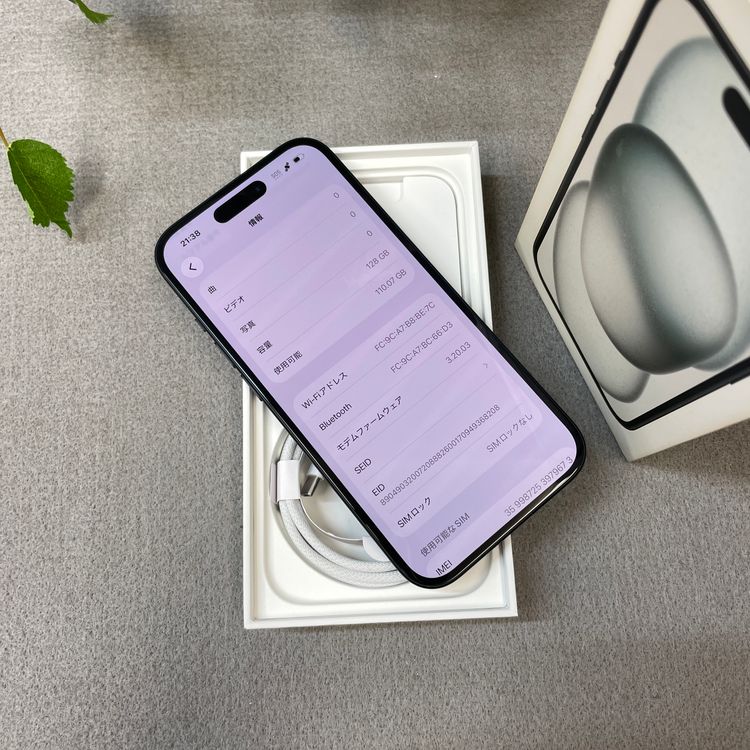 ����Ʊ�� iPhone 15 128GB �֥�å� ������ SIM�ե꡼����̵��