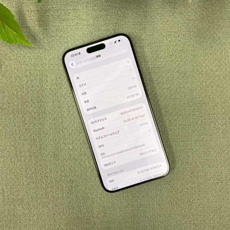 iPhone15ProMax 256GB ֥åSIMե꡼̵