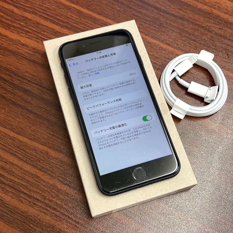 �Хåƥ꡼ 98% iPhone SE3 64GB �ߥåɥʥ��� ������ SIM�ե꡼ ����̵��