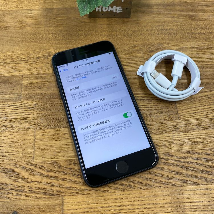 �Хåƥ꡼ 91%  iPhone SE(�裳����)128GB  ����SIM�ե꡼ ����̵��