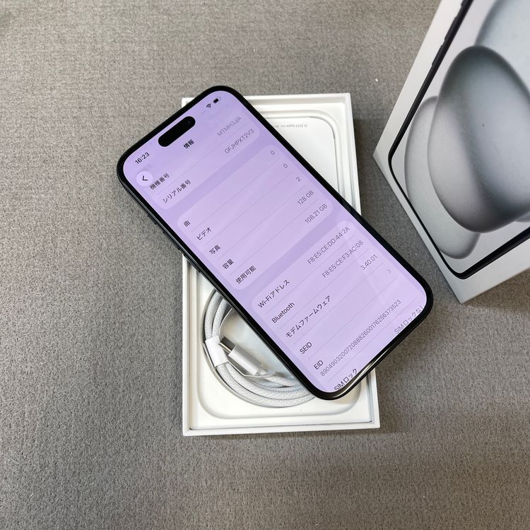 ����Ʊ�� iPhone15 128GB �֥�å������� SIM�ե꡼ ����̵��