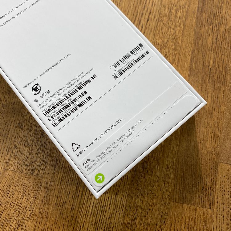 ʡ̤ iPhone 17 512GB ۥ磻 SIMե꡼ ̵