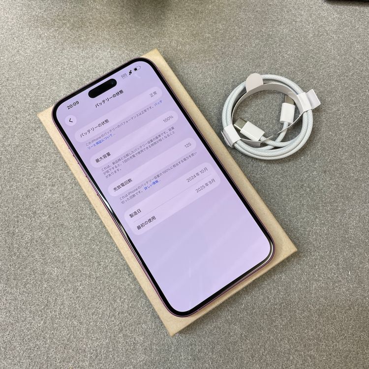�Хåƥ꡼ 100% iPhone 16Plus 256GB �ԥ� ������SIM�ե꡼����̵��