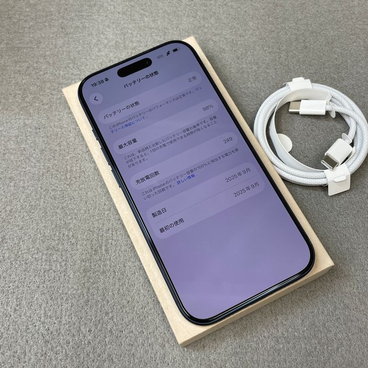 �Хåƥ꡼ 98% iPhone 17Pro 256GB �֥롼 ������SIM�ե꡼����̵��