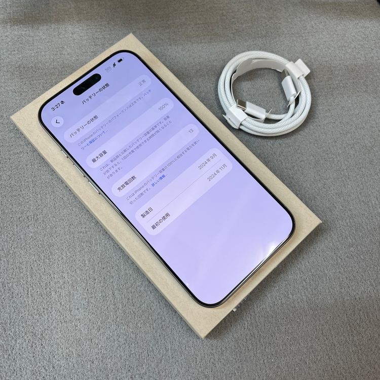 �Хåƥ꡼ 100% iPhone 16ProMax 512GB �ʥ����� ������ SIM�ե꡼