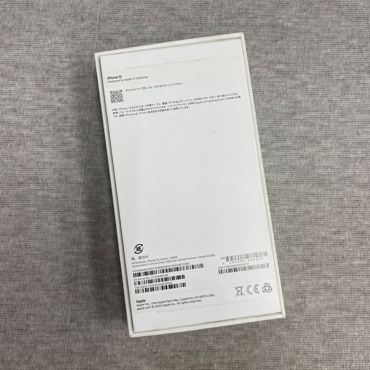 iPhone 15 128GB ꡼ AU SIMե꡼̵