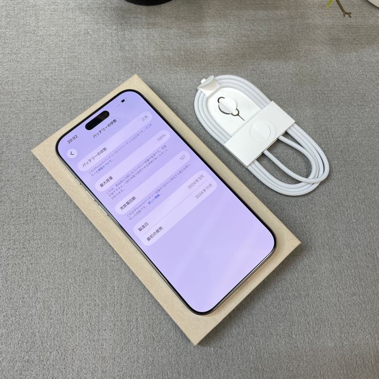 �Хåƥ꡼100% iPhone 16ProMax 512GB �ʥ����� ������ SIM�ե꡼