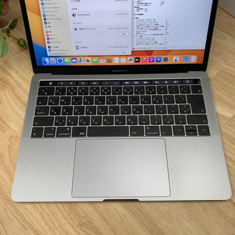 MacBook Pro 13インチ 256GB スペースグレー 2019年 9LVDC 送料無料