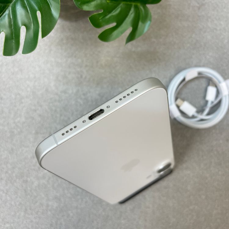 �Хåƥ꡼ 92% iPhone 16Plus 256GB �ۥ磻�� ������SIM�ե꡼����̵��