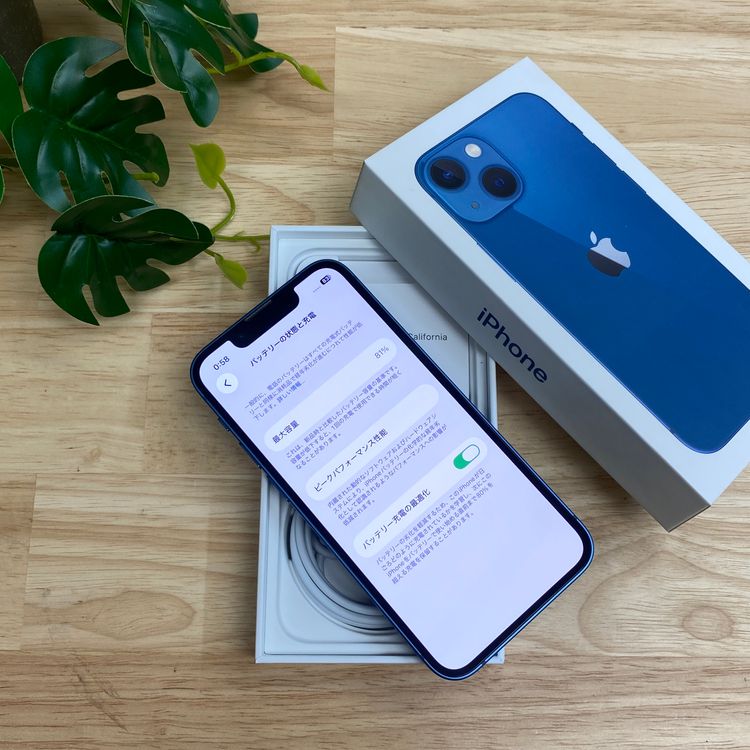 �Хåƥ꡼81% iPhone 13mini 128Gb ������SIM�ե꡼����̵��