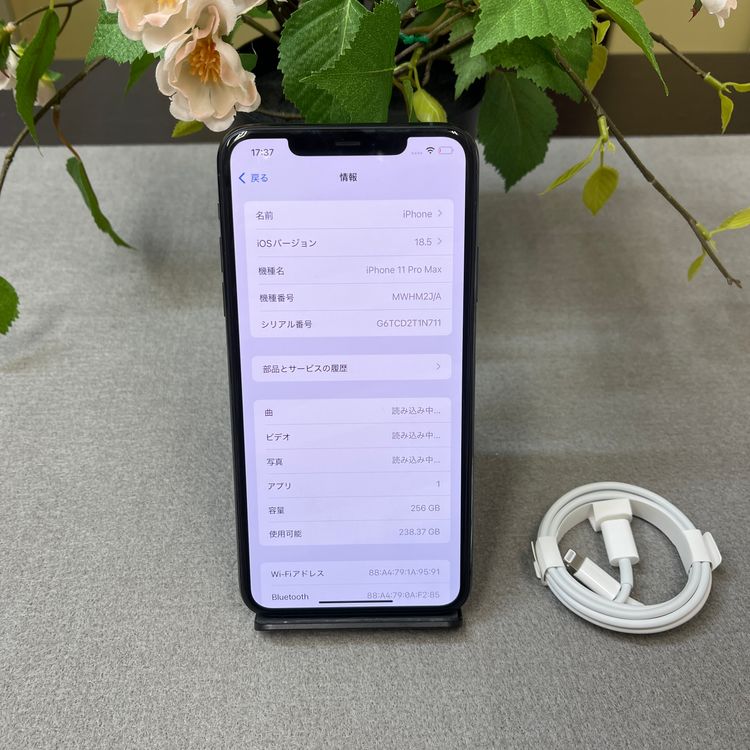 �Хåƥ꡼100% iPhone11 ProMax 256GB �ߥåɥʥ��ȥ��꡼�� SIM�ե꡼