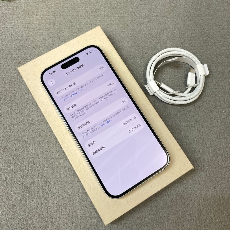 �Хåƥ꡼100% iPhone 16 128GB �ۥ磻�� ������ SIM�ե꡼ ����̵��
