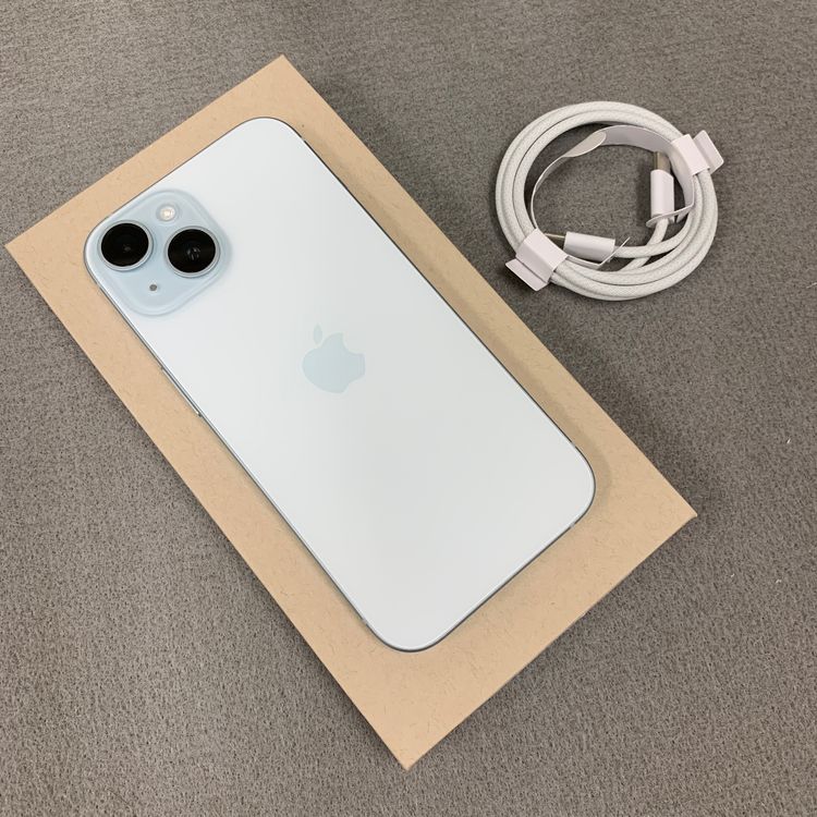 �Хåƥ꡼100% iPhone15 128Gb �֥롼������ SIM�ե꡼ ����̵��