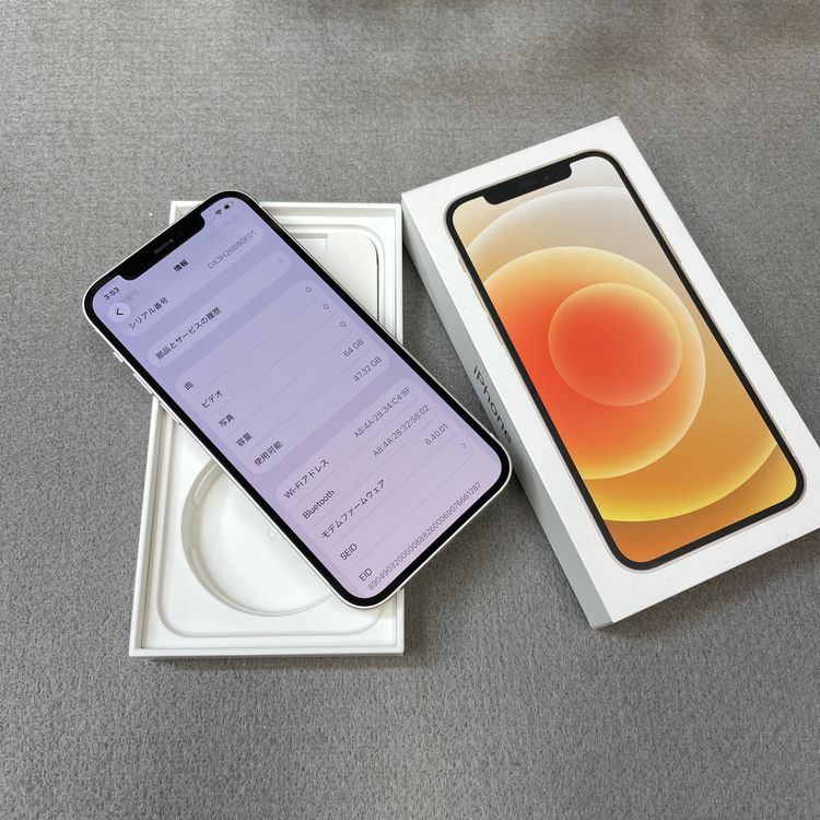 iPhone 12 �ۥ磻�� 64GB ����SIM�ե꡼ ����̵��