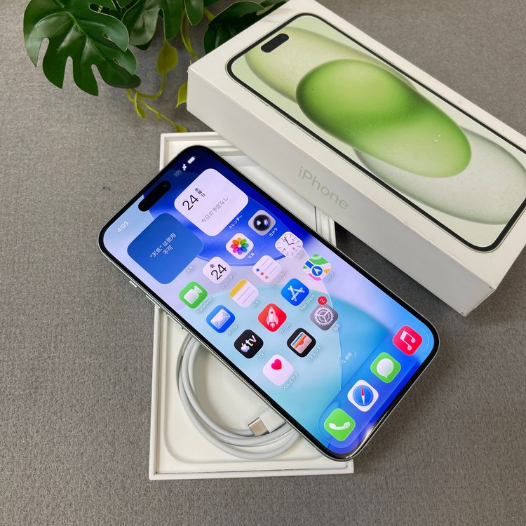 �Хåƥ꡼92�� iPhone 15Plus 128GB ���꡼�� ����SIM�ե꡼ ����̵��