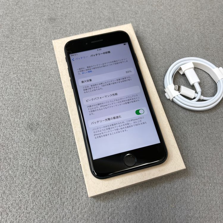 �Хåƥ꡼ 93% iPhone SE3 64GB �ߥåɥʥ��� ������ SIM�ե꡼ ����̵��