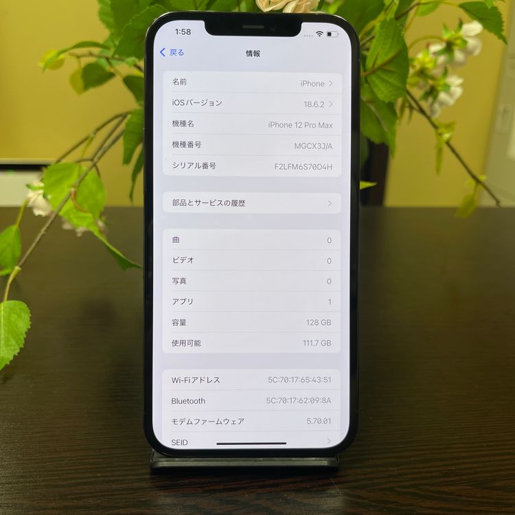 iPhone 12ProMax 128Gb ֥롼  SIMե꡼ ̵
