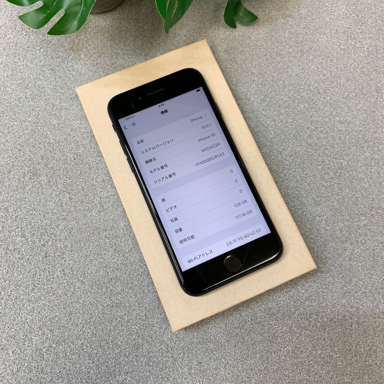iPhone SE�裲���� 128Gb �֥�å� ������ SIM�ե꡼