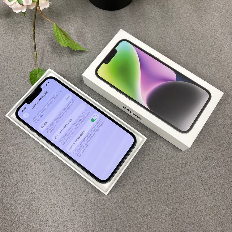 Хåƥ꡼100% iPhone 14 128GB ߥåɥʥȹSIMե꡼̵