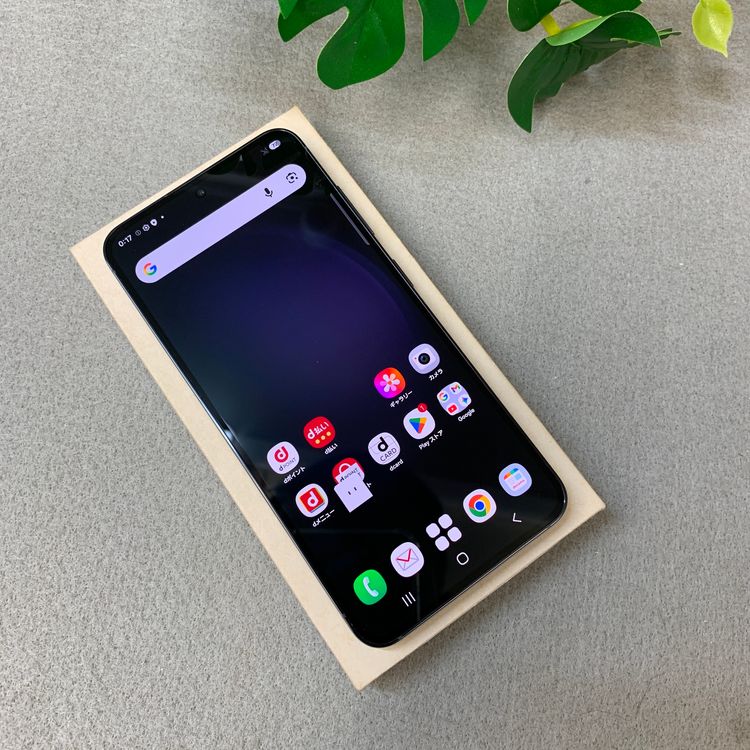 ����Ʊ�� Galaxy S23 SC-51D �ե���ȥ�֥�å� 256GB �ɥ����� SIM�ե꡼