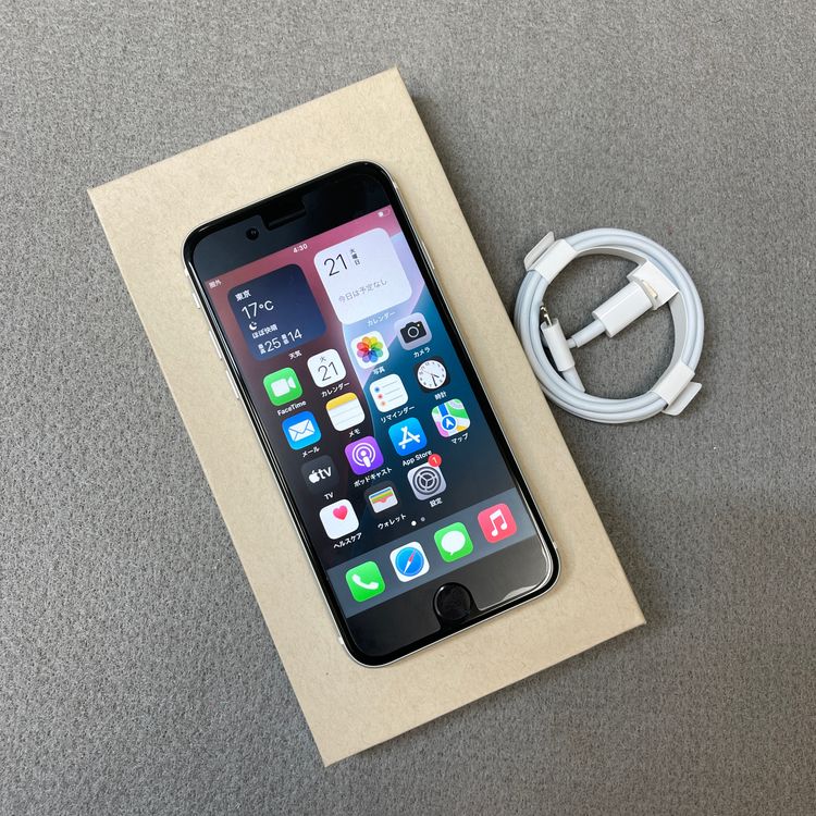 ����ȯ�� iPhone SE2 64Gb �ۥ磻�� ������ SIM�ե꡼ ����̵�� 38481
