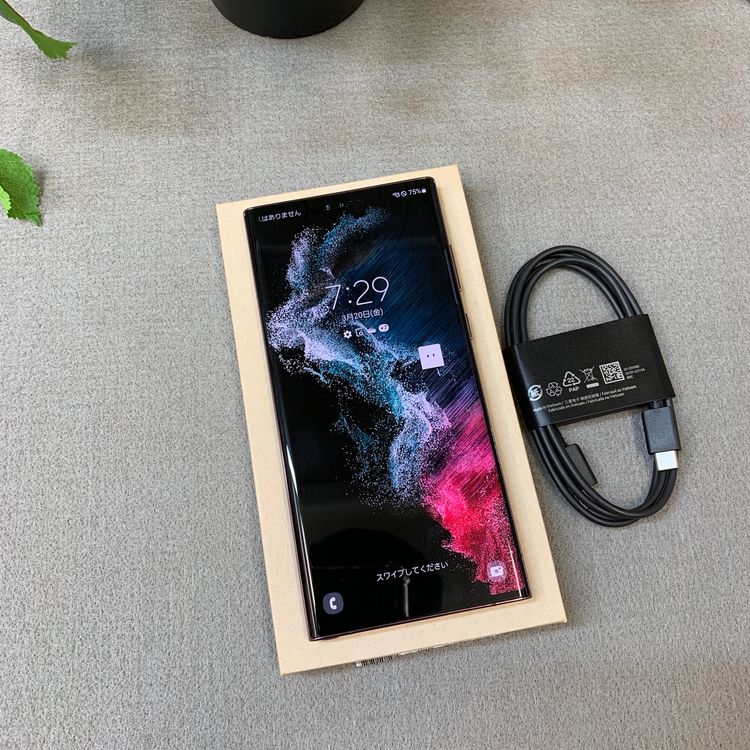 Galaxy S22 Ultra 256GB �С�����ǥ� ����SIM�ե꡼ ����̵��