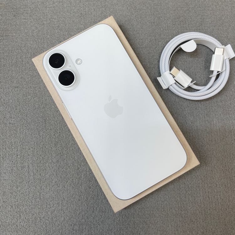 �Хåƥ꡼ 100% iPhone 16 128GB �ۥ磻�� Apple�� SIM�ե꡼����̵��
