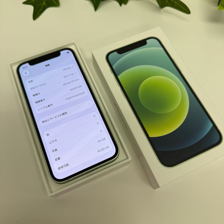 ���� iPhone12 Mini 64GB ���꡼�� ����SIM�ե꡼ ����̵��